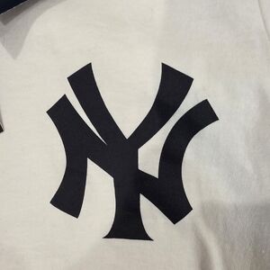 Nike White tshirt with Blue Logo